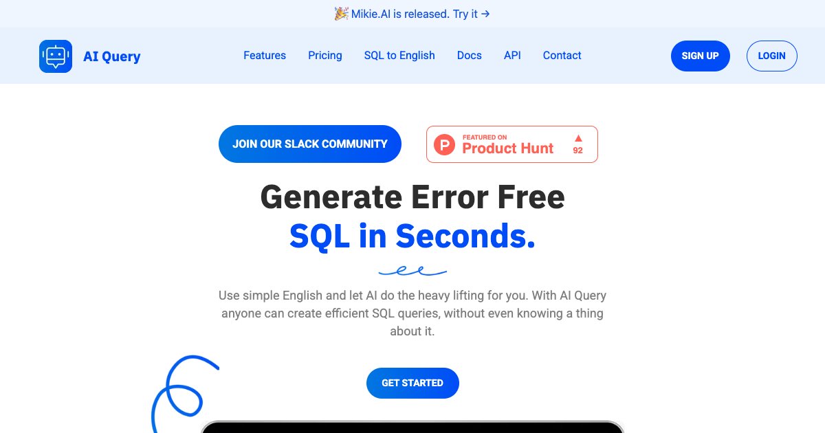AI Query: Generate SQL Queries with Natural Language | AI Dude